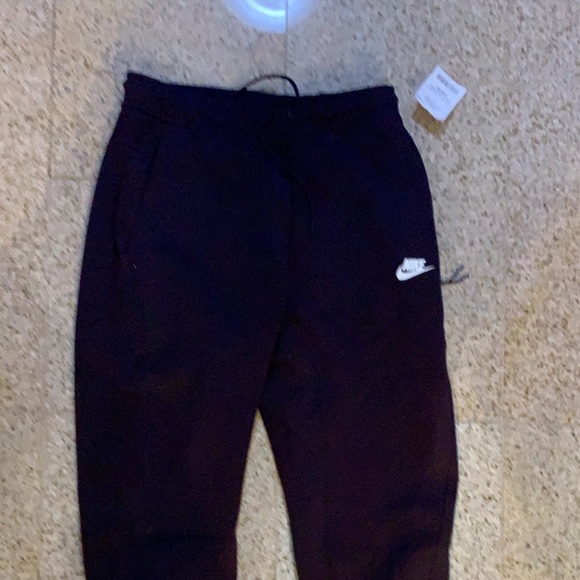burgundy nike tech pants
